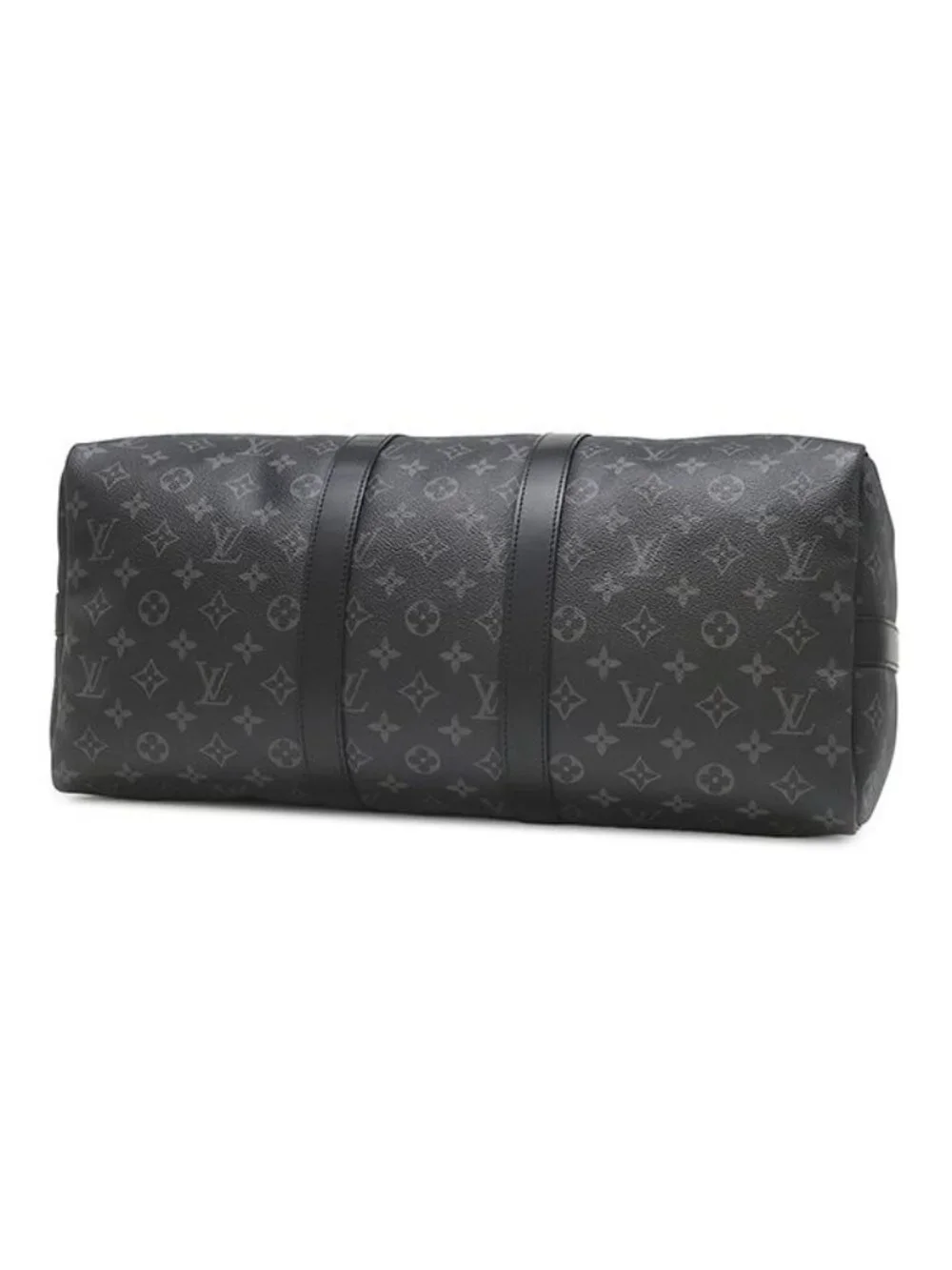 Louis Vuitton Boston Bag Keepall Bandouliere 45 Monogram Eclipse Gunmetal